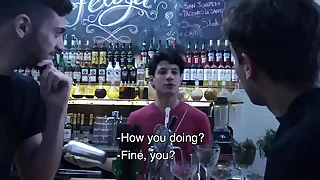 LatinLeche - Cum Thirsty Boy Sucks A Bartenders Ended Cock